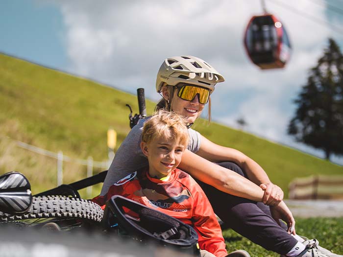 bikeurlaub familie saalbach